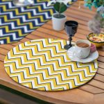 - SuplaRunnerSet453-61li-Sari-Laciver-Zigzag-Tasarimli-Supla-Runner-Seti-3 - Realhomes  6+1'li Sarı Laciver Zigzag Tasarımlı Supla Runner Seti Realhomes