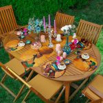 6+1'li Etnik Kültürlü African Kadın Tasarımlı Supla Runner Seti Realhomes