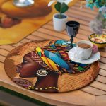 6+1'li Etnik Kültürlü African Kadın Tasarımlı Supla Runner Seti Realhomes