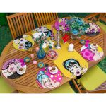 - SuplaRunnerSet463-61li-Ozel-Tasarim-Pop-Art-Kiz-Desenli-Supla-Runner-Seti-1 - Realhomes  6+1'li Özel Tasarım Pop-Art Kız Desenli Supla Runner Seti Realhomes