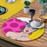 - SuplaRunnerSet463-61li-Ozel-Tasarim-Pop-Art-Kiz-Desenli-Supla-Runner-Seti-3 - Realhomes  6+1'li Özel Tasarım Pop-Art Kız Desenli Supla Runner Seti Realhomes