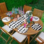 - SuplaRunnerSet51-61li-Siyah-Beyaz-Love-Temali-Ozel-Tasarim-Supla-Runner-Seti - Realhomes  6+1'li Siyah Beyaz Love Temalı Özel Tasarım Supla Runner Seti Realhomes