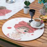 6+1'li Make Up Girl Özel Tasarım Supla Runner Seti Realhomes