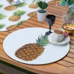 - SuplaRunnerSet7-61li-Beyaz-Zeminde-Ananas-Desenli-Supla-Runner-Seti-3 - Realhomes 6+1'li Beyaz Zeminde Ananas Desenli Supla Runner Seti Realhomes