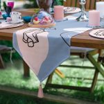 6+1'li Pastel Renkli Onedraw Özel Tasarımlı Supla Runner Seti Realhomes