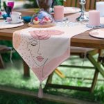 6+1'li Onedraw Silüet & Gül Tasarımlı Supla Runner Seti Realhomes