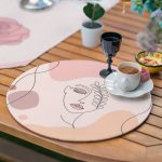 6+1'li Onedraw Silüet & Gül Tasarımlı Supla Runner Seti Realhomes