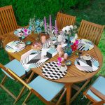 6+1'li Renkli Geometrik Şekiller Özel Tasarım Supla Runner Seti Realhomes