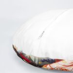 4'lü Sulu Boya Japon Kızlar Tasarımlı Yuvarlak Yastık Kırlent Kılıf Seti Realhomes