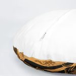 4'lü Damask Desenli Arap Kız Tasarımlı Yuvarlak Yastık Kırlent Kılıf Seti Realhomes