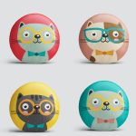 - YuvPtk4luSet141-4lu-Renkli-Sevimli-Kedicik-Baskili-Yuvarlak-Yastik-Kirlent-Kilif-Seti-1 - Realhomes  4'lü Renkli Sevimli Kedicik Baskılı Yuvarlak Yastık Kırlent Kılıf Seti Realhomes