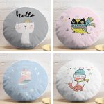 4'lü I'm Beautiful Yuvarlak Yastık Kırlent Kılıf Seti Realhomes