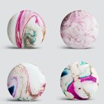 4'lü Mermet Desen Baskılı Modern Yuvarlak Yastık Kırlent Kılıf Seti Realhomes