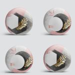 4'lü Realhomes Geometrik Çift Renk Mermer Desenli Yuvarlak Yastık Kırlent Kılıf Seti Realhomes