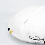 4'lü Realhomes Gold Yazılı Siyah Beyaz Zeminli Dekoratif Yuvarlak Yastık Kırlent Kılıf Seti Realhomes