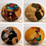 - YuvPtk4luSet245-4lu-Realhomes-Afrika-Bayan-Temali-Modern-Dekoratif-Yuvarlak-Yastik-Kirlent-Kilif-Seti - Realhomes 4'lü Realhomes Afrika Bayan Temalı Modern Dekoratif Yuvarlak Yastık Kırlent Kılıf Seti Realhomes