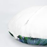 4'lü Realhomes Tropikal Yaprak Desenli Modern Yuvarlak Yastık Kırlent Kılıf Seti Realhomes