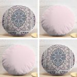 4'lü Realhomes Dijital Baskılı Dekoratif Yuvarlak Yastık Kırlent Kılıf Seti Realhomes