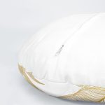 4'lü Realhomes Altın Varaklı Modern Konseptli Yuvarlak Yastık Kırlent Kılıf Seti Realhomes