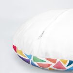 4'lü Realhomes Renkli Çocuk Desenli Dekoratif Modern Yuvarlak Yastık Kırlent Kılıf Seti Realhomes