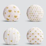 4'lü Pembe Zemin Soft Zigzag Yuvarlak Yastık Kırlent Kılıf Seti Realhomes