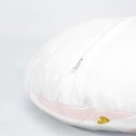 4'lü Pembe Zemin Soft Zigzag Yuvarlak Yastık Kırlent Kılıf Seti Realhomes