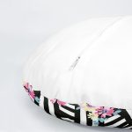 4'lü Geometrik Desenli Çiçek Temalı Yuvarlak Yastık Kırlent Kılıf Seti Realhomes