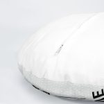 4'lü Siyah Zemin Home Sweet Yuvarlak Yastık Kırlent Kılıf Seti Realhomes