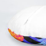 4'lü Rengarenk Çiçekler Yuvarlak Yastık Kırlent Kılıf Seti Realhomes