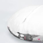 4'lü Sevimli Kediler Yuvarlak Yastık Kırlent Kılıf Seti Realhomes