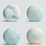 4'lü Realhomes Özel Tasarım Yuvarlak Yastık Kırlent Kılıf Seti Realhomes