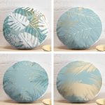 4'lü Realhomes Özel Tasarım Yuvarlak Yastık Kırlent Kılıf Seti Realhomes