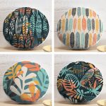 4'lü Realhomes Özel Tasarım Yuvarlak Yastık Kırlent Kılıf Seti Realhomes