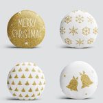 4'lü Renkli Zemin Üzerinde Gold Detaylı  Modern Yuvarlak Yastık Kırlent Kılıf Seti Realhomes