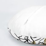 4'lü Beyaz Zemin Üzerinde Renkli Puantiye Desenli Modern Yuvarlak Yastık Kırlent Kılıf Seti Realhomes