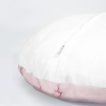 4'lü Renkli Zemin Üzerinde Soyut Desenli Modern Yuvarlak Yastık Kırlent Kılıf Seti Realhomes