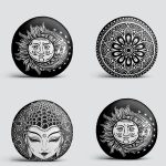 - YuvPtk4luSet4-4lu-Siyah-Beyaz-Medusa-Tasarimli-Yuvarlak-Yastik-Kirlent-Kilif-Seti-1 - Realhomes 4'lü Siyah Beyaz Medusa Tasarımlı Yuvarlak Yastık Kırlent Kılıf Seti Realhomes