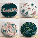 - YuvPtk4luSet400-4lu-Renkli-Zemin-Uzerinde-Cicek-Desenli-Modern-Yuvarlak-Yastik-Kirlent-Kilif-Seti - Realhomes 4'lü Rengarenk Zemin Üzerinde Çiçek Desenli Modern Yuvarlak Yastık Kırlent Kılıf Seti Realhomes