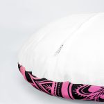 4'lü Neon Mandala Tasarım Dijital Baskılı Modern Yuvarlak Yastık Kırlent Kılıf Seti Realhomes