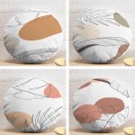 - YuvPtk4luSet428-4lu-Beyaz-Zemin-Uzerinde-Onedraw-Cizimli-Modern-Yuvarlak-Yastik-Kirlent-Kilif-Seti - Realhomes 4'lü Beyaz Zemin Üzerinde Onedraw Çizimli Modern Yuvarlak Yastık Kırlent Kılıf Seti Realhomes