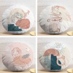 - YuvPtk4luSet431-4lu-Renkli-Zemin-Uzerinde-Onedraw-Cizimli-Modern-Yuvarlak-Yastik-Kirlent-Kilif-Seti - Realhomes 4'lü Renkli Zemin Üzerinde Onedraw Çizimli Modern Yuvarlak Yastık Kırlent Kılıf Seti Realhomes