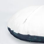 4'lü Rengarenk Zemin Üzerinde Çiçek Desenli Modern Yuvarlak Yastık Kırlent Kılıf Seti Realhomes