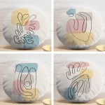 - YuvPtk4luSet440-4lu-Renkli-Zemin-Uzerinde-Onedraw-Cizimli-Modern-Yuvarlak-Yastik-Kirlent-Kilif-Seti - Realhomes 4'lü Renkli Zemin Üzerinde Onedraw Çizimli Modern Yuvarlak Yastık Kırlent Kılıf Seti Realhomes