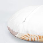 4'lü Renkli Zeminde Onedraw Çizimli Afrika Kadın Desenli Modern Yuvarlak Yastık Kırlent Kılıf Seti Realhomes