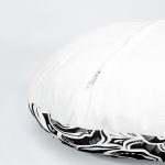 4'lü RealHomes Modern Black Frida Kahlo Tasarımlı Yuvarlak Yastık Kırlent Kılıf Seti Realhomes