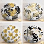 - YuvPtk4luSet572-4lu-Beyaz-Zemin-Uzerinde-Gold-Detayli-Yaprak-Desenli-Modern-Yuvarlak-Yastik-Kirlent-Kilif-Seti - Realhomes 4'lü Beyaz Zemin Üzerinde Gold Detaylı Yaprak Desenli Modern Yuvarlak Yastık Kırlent Kılıf Seti Realhomes