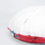 4'lü Beyaz Zemin Üzerinde Renkli Sonbahar Yaprak Desenli Modern Yuvarlak Yastık Kırlent Kılıf Seti Realhomes