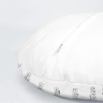 4'lü Ekose Temalı Çanlar ve Çam Ağacı Yılbaşı Kombin Modern Yuvarlak Yastık Kırlent Kılıfı Realhomes