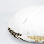 4'lü Yaprak Tasarımlı Ekoseli Yılbaşı Konsept Modern Yuvarlak Yastık Kırlent Kılıfı Realhomes