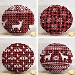 - YuvPtk4luSet605-4lu-Yilbasi-Ozel-Tasarim-Ekose-Zeminli-Geyik-ve-Kar-Taneleri-Yuvarlak-Yastik-Kirlent-Kilif-Seti - Realhomes 4'lü Yılbaşı Özel Tasarım Ekose Zeminli Geyik ve Kar Taneleri Yuvarlak Yastık Kırlent Kılıf Seti Realhomes